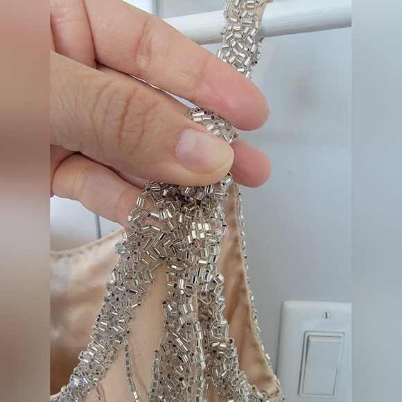 Pre-owned Parker Beaded Cocktail Gatsby Dress, Size 0 - Picture 10 of 12